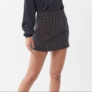 Urban Outfitters Olympia Plaid Mini Skirt